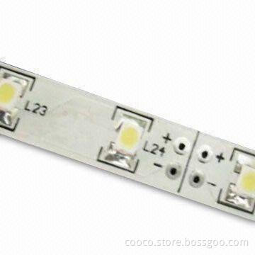 Waterproof Rigid LED Strip with 24V DC Forward Voltage and 1.6mm Board Thickness